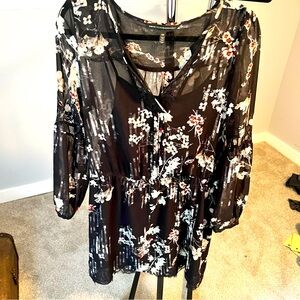 WHBM Floral Dress